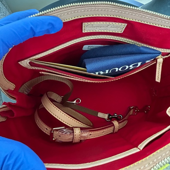 NEW! Dooney & Bourke Art Deco Zip-Zip Satchel (Original Price $308) - Picture 4 of 7